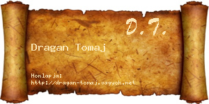 Dragan Tomaj névjegykártya